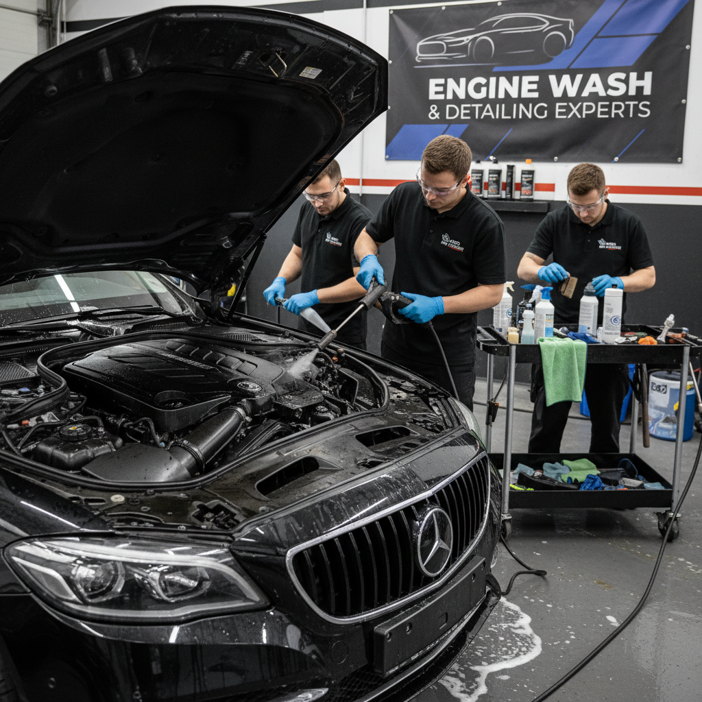 Motor temizlik hizmeti - güvenli motor bakım ve temizlik