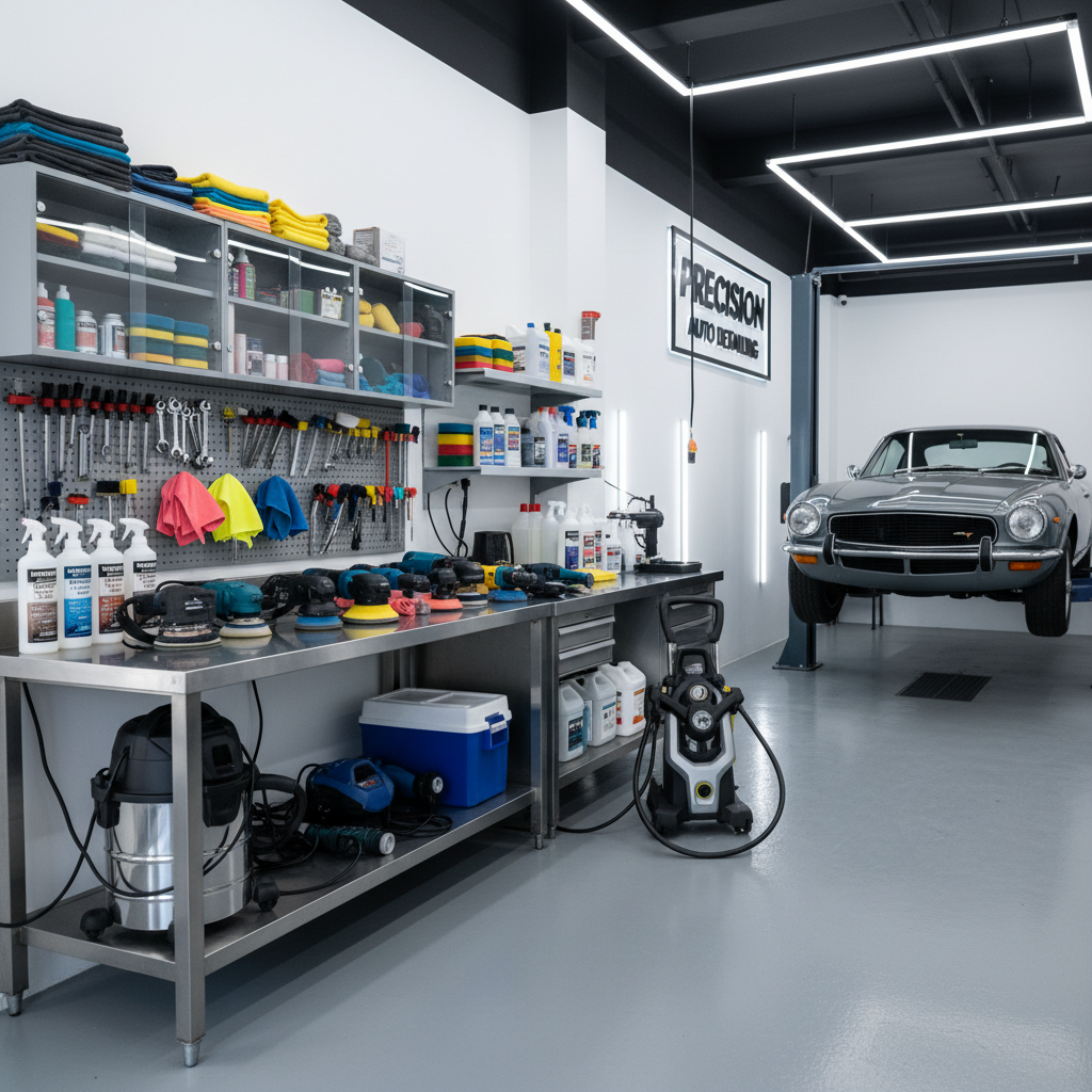 CarWorksElite profesyonel araç bakım ekipmanları - modern teknoloji